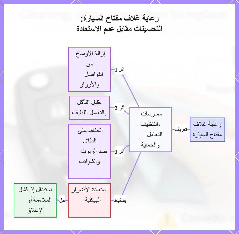رعاية غلاف مفتاح السيارة: التحسينات مقابل عدم الاستعادة