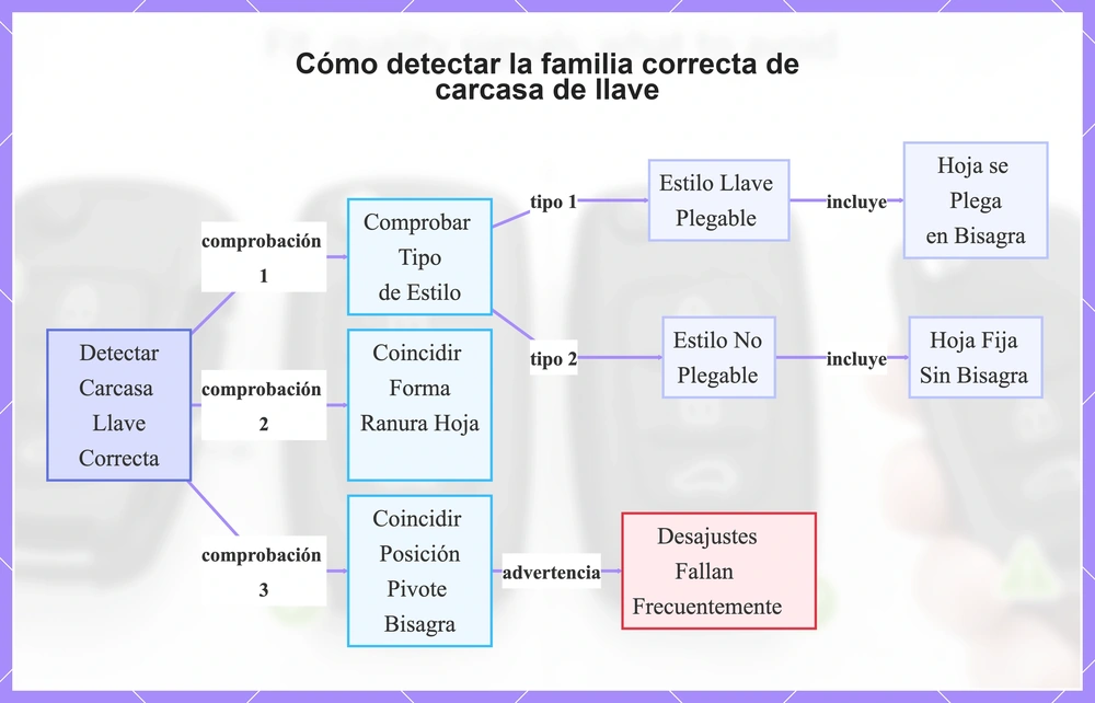 Cómo detectar la familia correcta de carcasa de llave