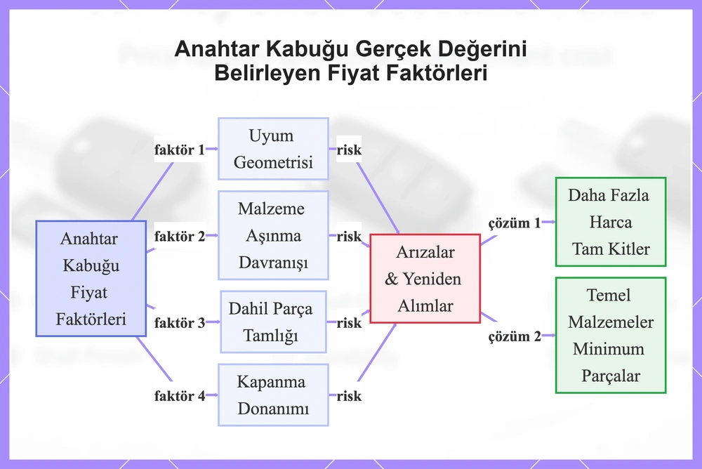 Anahtar Kabuğu Gerçek Değerini Belirleyen Fiyat Faktörleri